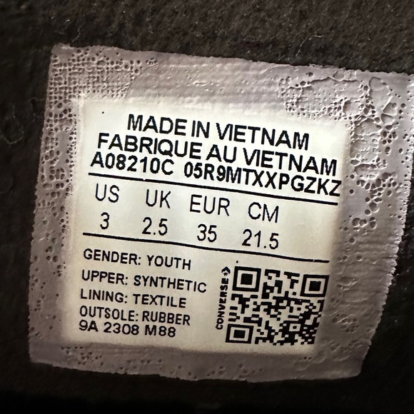 Converse Chuck Taylor All ⭐️ Star Glitter• High Top Sneakers “GOLD “. - Picture 4 of 4